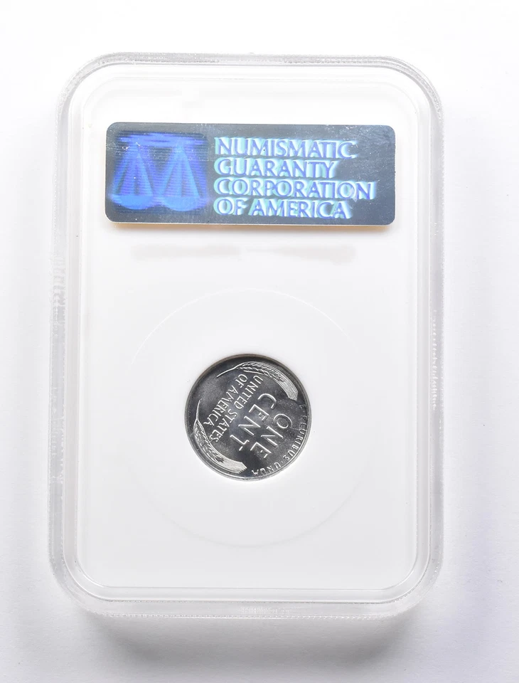 MS67 1943 Lincoln Wheat Cent CAC NGC Old Holder *1290 - Image 2 of 3