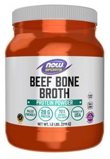 NOW FOODS Bone Broth Beef Powder 1.2 Lbs.