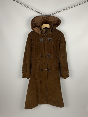 Weekend Max Mara Velvet Dufflecoat Full Zip Hooded Women s Size 44 Made Italy