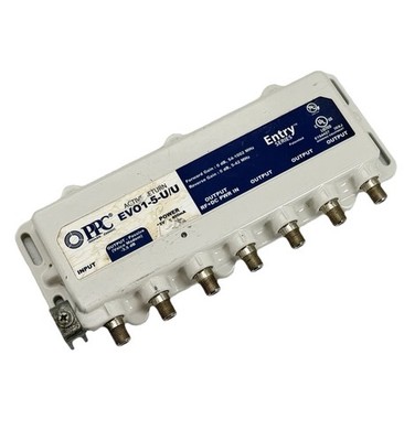 PPC EVO1-5-U/U Entry Series 5-Port Active Return Coax Cable Amplifier Splitter
