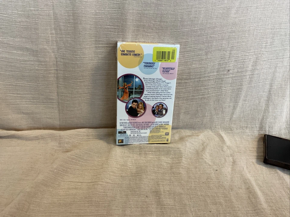 Down With Love VHS 2003 Renee Zellweger Ewan McGregor Sealed - Image 2 of 4