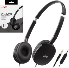 Flats On-Ear Wired Headphones - Flat Foldable Design - 30Mm Driver for Powerful