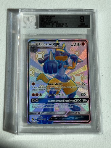 Lucario-GX graded BGS 9 for sale on eBay