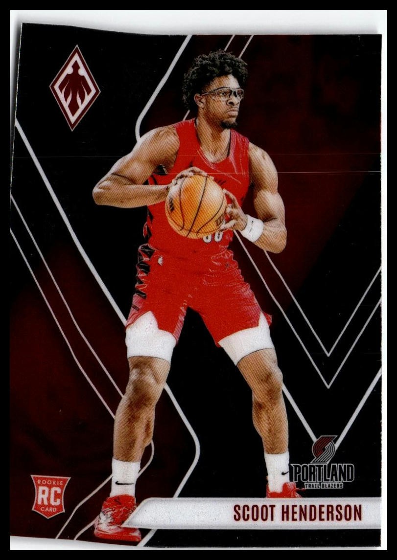 2023-24 Panini Phoenix #298 Scoot Henderson Phoenix Red Ice