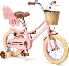 Glaf 12 14 16 20 Inch Girls Bike with Training Wheels for Kids Age 2-12 Years Ol