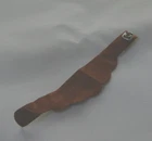 VINTAGE BARBIE DOLL SIZE BROWN SUEDE LIKE BROWN SNAP BELT