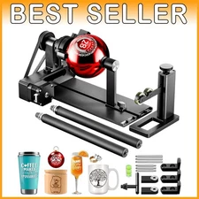Laser Rotary Roller for Curved Surfaces - Engrave Anywhere