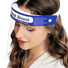 Adult Kids Clear Face Shield Anti Fog Full Face Splash Guard Visor for Men Women