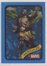 2025 Topps Chrome Marvel Comics Blue Refractor /299 Hercules #163 3s8