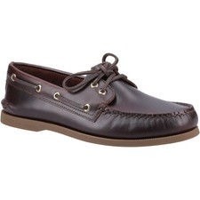 Scarpa da barca Sperry autentica 2 occhielli amaretto