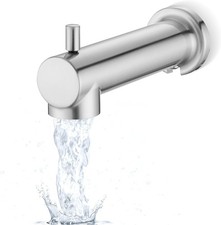 Slip on Extra Long Tub Spout with Diverter Universal Tub Diverter Spout for 1/2.