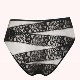 Agent Provocateur ANGELICA Brief L/4 NWT Black Orig. $145 RARE! [A]