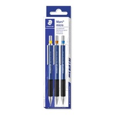STAEDTLER 775 SC WP3 Mars Micro Mechanical Pencils - 0.3 mm, 0.5 mm, 0.7 mm Pac