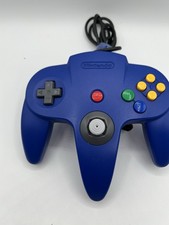 Nintendo 64 N64 Original Controller NUS-005 Blue Tested Working