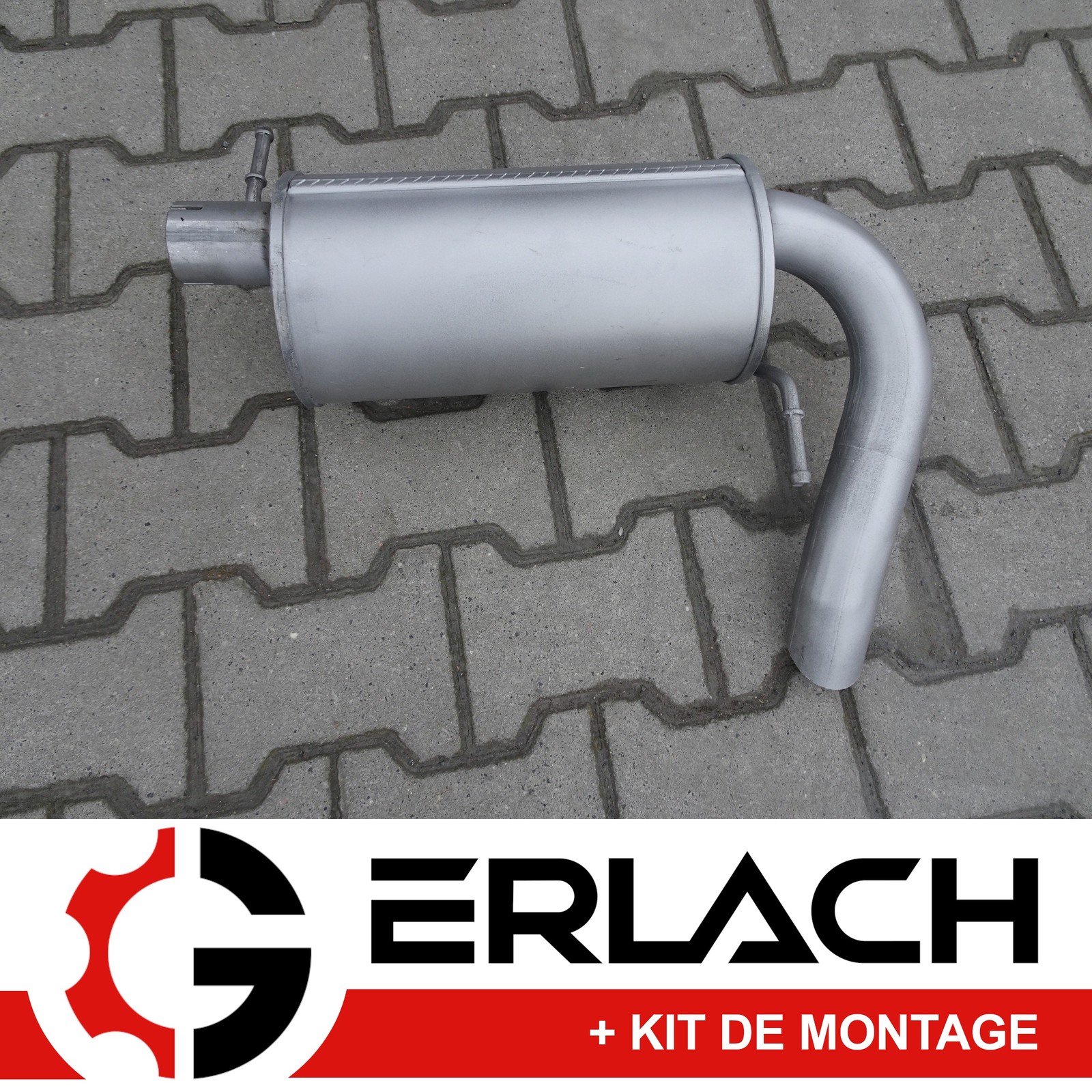 Silencieux arrière anti-corrosion pour Seat Alhambra et Sharan contre les bruits