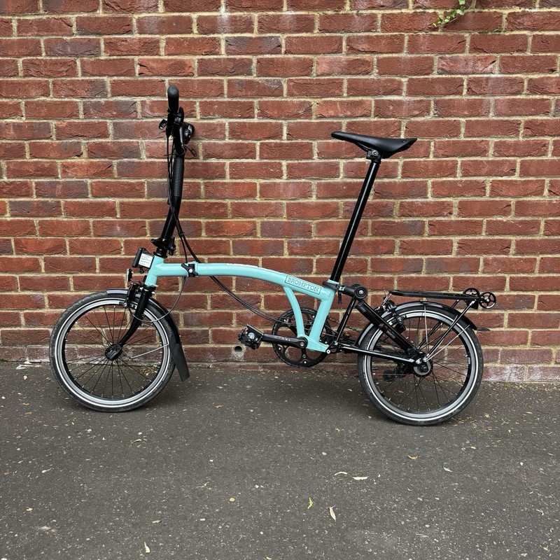 Brompton C Line Explore 6 Speed Light Blue Excellent Condition