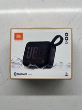 JBL - Go 4 Portable Bluetooth Speaker JBLGO4BLKAM V5.3 - Black - New In Box