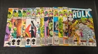 1982 MARVEL COMICS LOT (14) THE INCREDIBLE HULK #277-319 MID GRADE VINTAGE SET