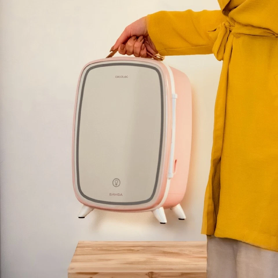 Nevera de cosméticos CoolingBeauty 6000 Mirror Rose Cecotec - Imagen 2 de 4