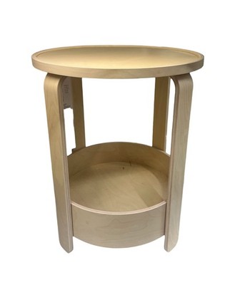 New IKEA BORGEBY Side Table Birch Veneer 46 cm (18 1/8 