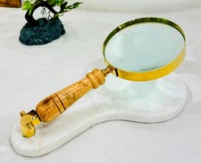Nautical Magnifying Glass Hand Held Ideal for Book Reading  Map Vintage Design