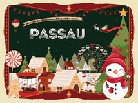 Holzschild 30X40 Cm Weihnachten GrüßE Aus Passau Deko Geschenk Holz Schild