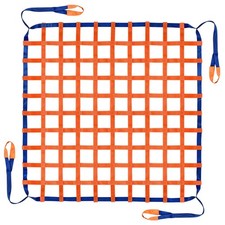 6.56' x Polyester Cargo Lifting Net, Flat Sling x 6.56', Orange