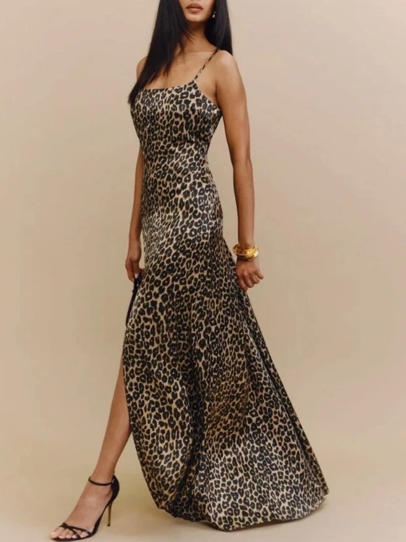 knee length dresses for ladies Women's Rust Printed Maxi Dress