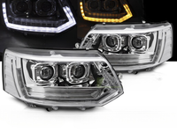 Scheinwerfer Paar VW T5 Ab 2010 Bis 2015 Full LED LTI DRL Dyn Chrom - 42324994