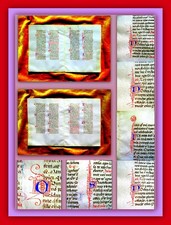 HOUR BOOK-GOSPEL-CODEX-RELICS, Medieval Flanders, Parchment, around 1280
