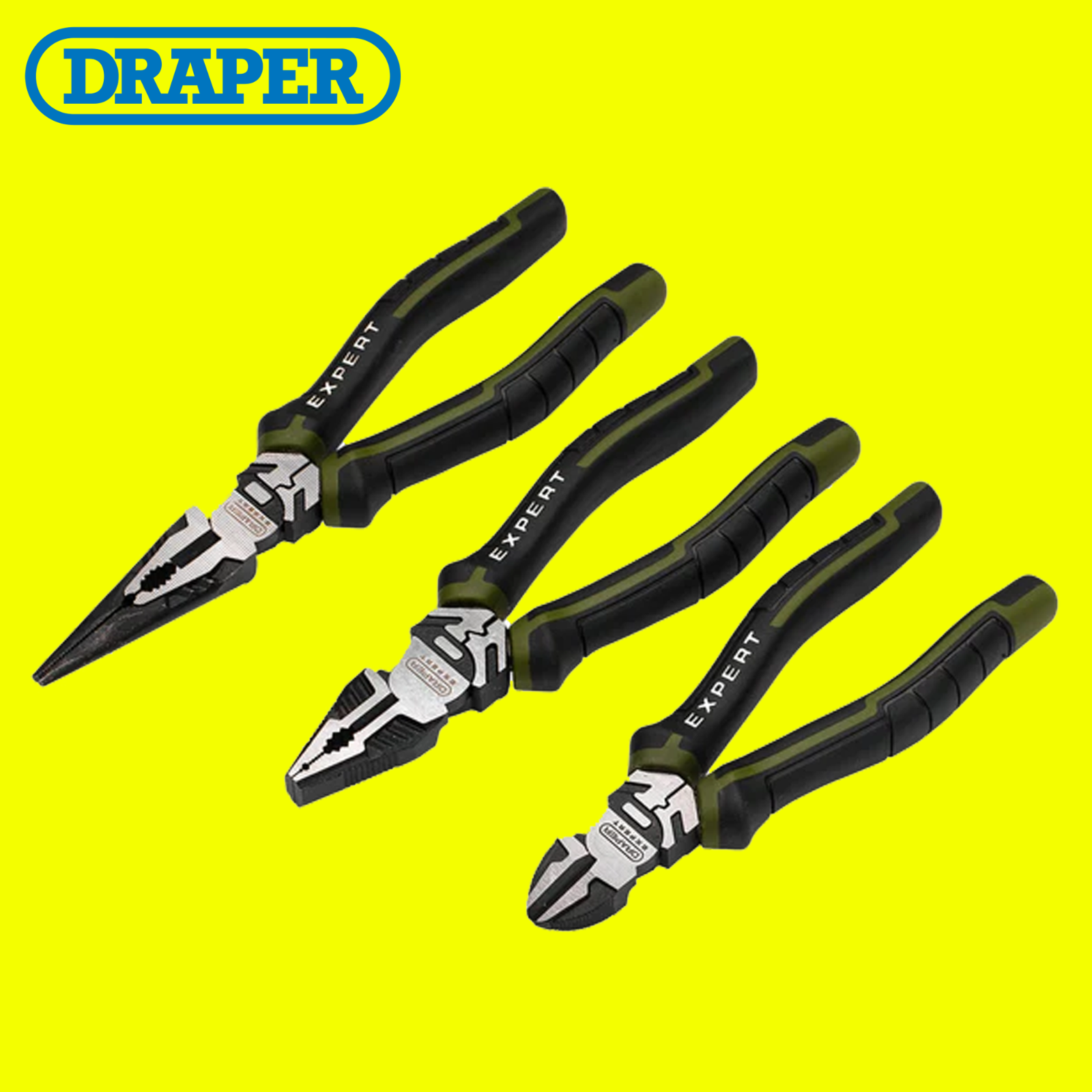 Draper Expert 28533 High Leverage Pliers Set (3 Piece)