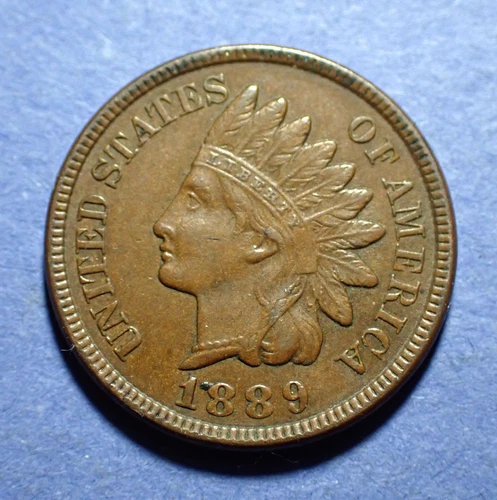 1889 Indian Cent   XF/AU