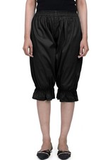 Black Cotton Women Victorian Bloomers Gothic Renaissance Edwardian Pantaloons