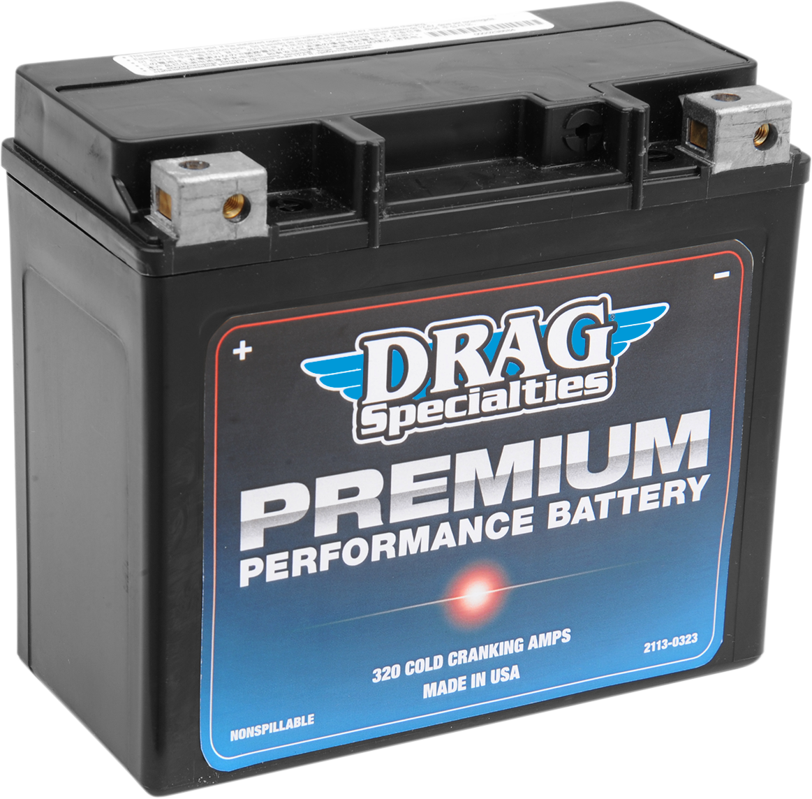 Drag Specialties Premium Performance Battery - GYZ20H Harley