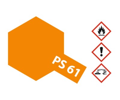 Tamiya PS-61 Metallic Orange Sprühfarbe 100ml (Lexanfarbe) 86061