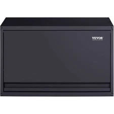 Wall-Mounted Metal Storage Cabinet with Adjustable Shelf 120lbs per Shelf