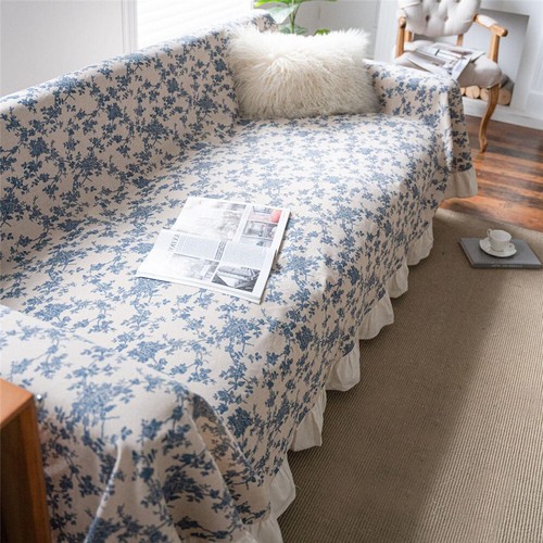 Funda de sofá con volantes impresa manta fundas para sofá sofá sofá fundas para sillón - Imagen 23 de 54