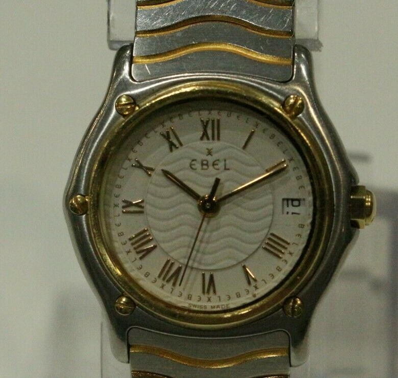 Ebel Sport Classic Women's Watch 28MM SS/18K Gold Vintage 1087121