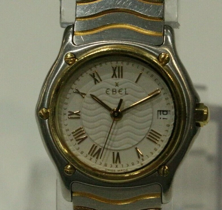 Reloj Ebel Sport Clásico Mujer 28MM SS/18K Oro Vintage 1087121 RARO Foto 2 de 4