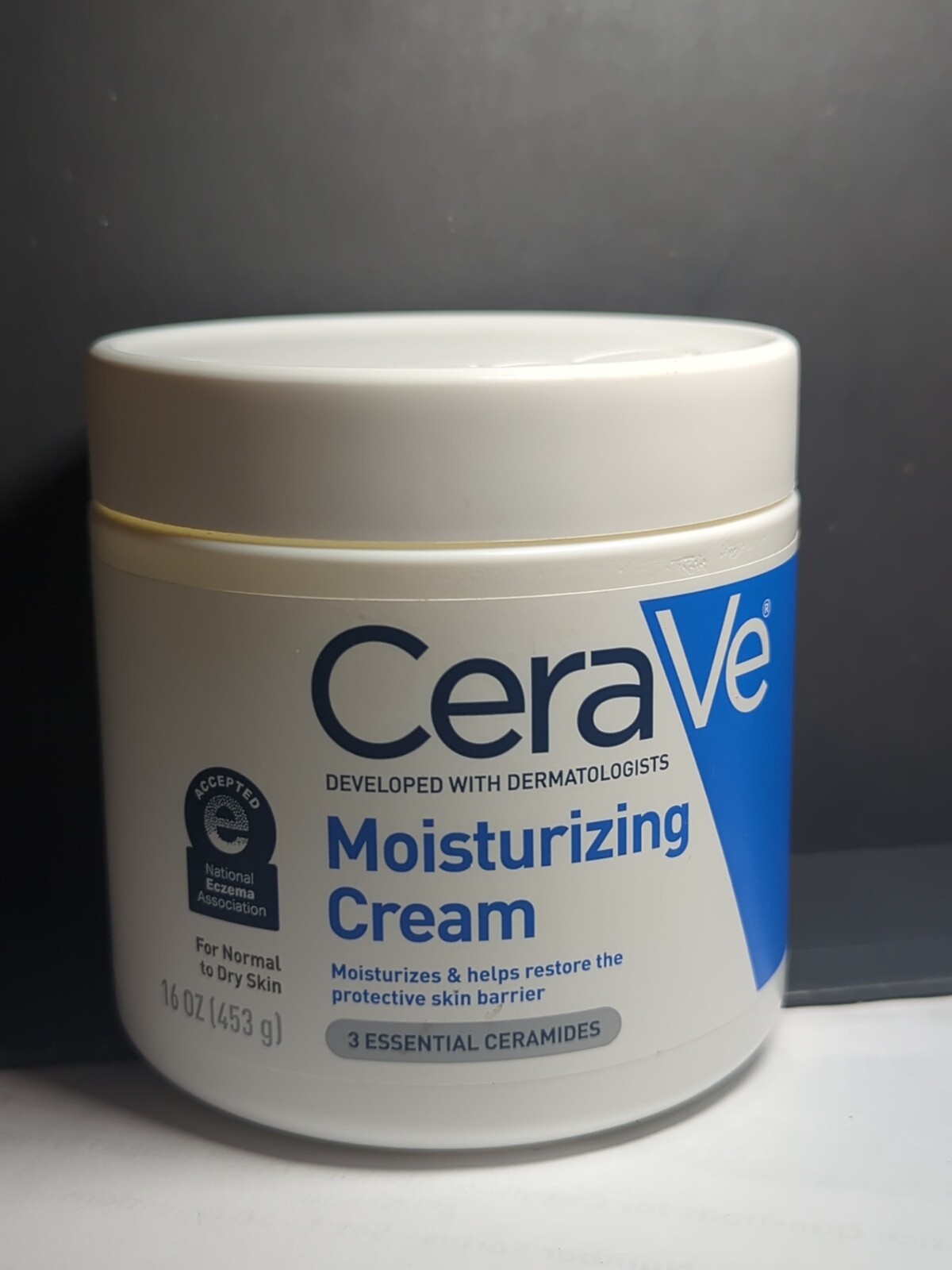 CeraVe Moisturizing Cream Jar, 16oz /453 g. For Normal To Dry Skin