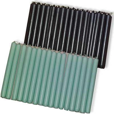 80 Stück Wenzel Stabkerzen 250x22mm 10h Haushaltskerzen Kronenkerzen Dinnerkerze