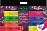 Faber Castell Textmarker Highlighter Set Neon - 8 Stifte