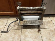 Antyczna kotwica Marka Odzież Wringer 1898 Lovell nr 790 rower stal drewno USA