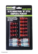 AIR TOOL FITTING ASSORTMENT – quick disconnect, coupler, plug, pneumatic tools