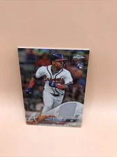 Ronald Acuna Jr. 2018 Topps Chrome Rookie RC Refractor Jersey Relic WSE-5 Braves