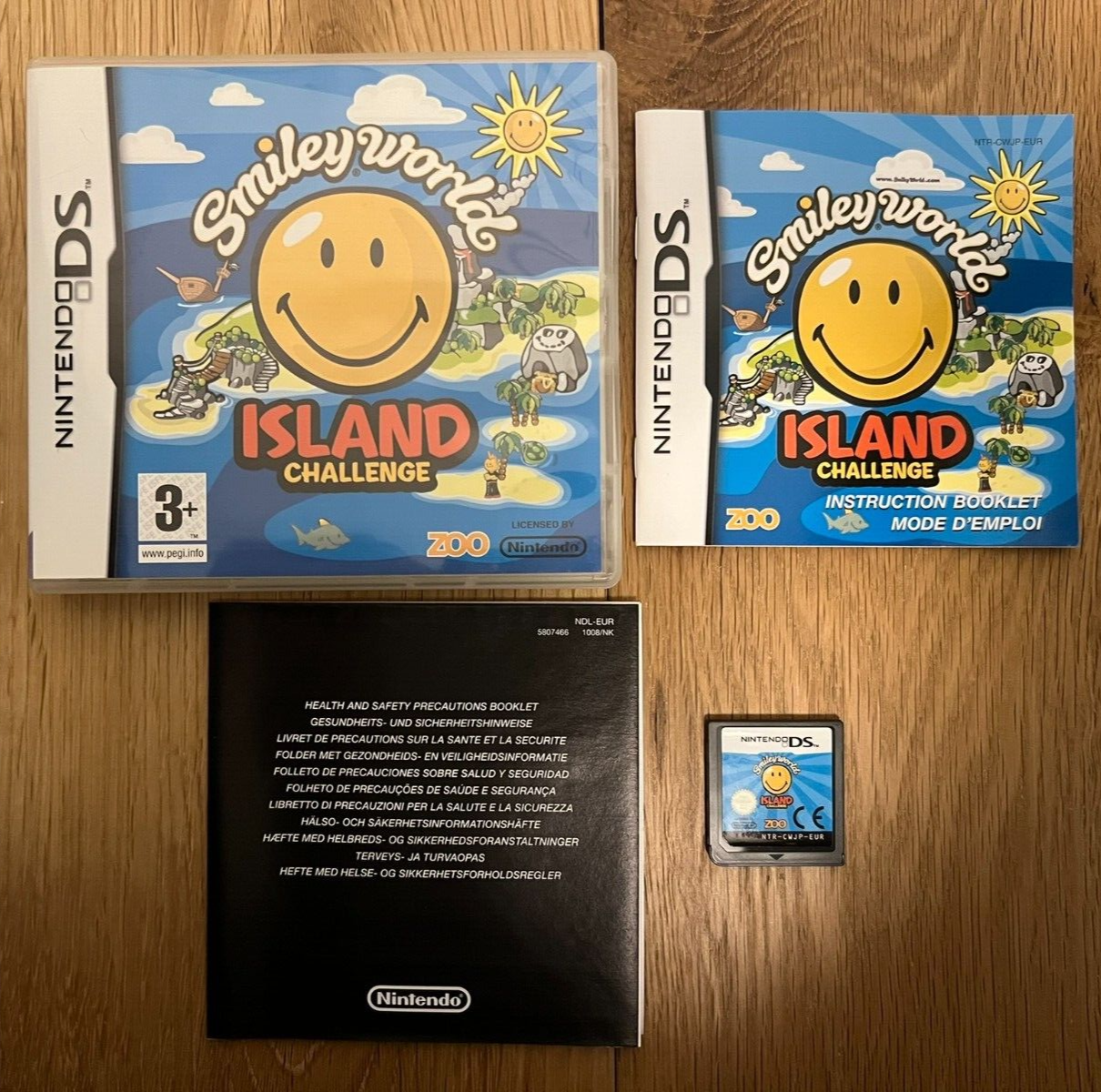 Smiley World: Island Challenge - Genuine Nintendo DS Game CIB PAL