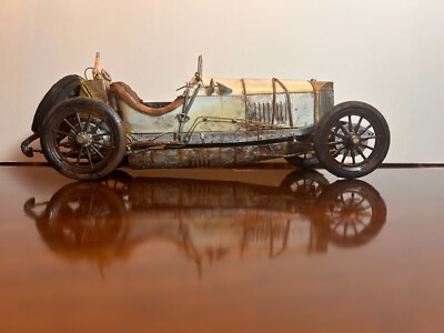 Pro Built RARE Lindberg 1914 Mercedes Racer Built Model Car 1:16