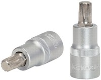"Ks Tools 1/2\" Bit-Stecknuss Vielzahn, M10 Vielzahn (Xzn®)"