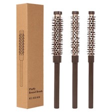 3x Hair Brush Round Brush Set For Blow Drying Professional Hair Styling Blow Dry