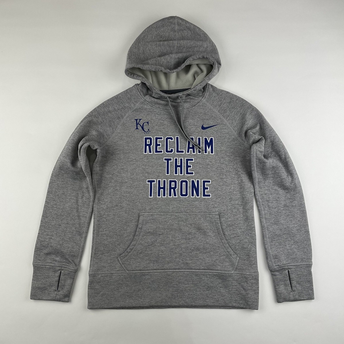 Nike Kansas City Royals Reclaim The Throne Sweatshirt Hoodie Women’s Size  Small